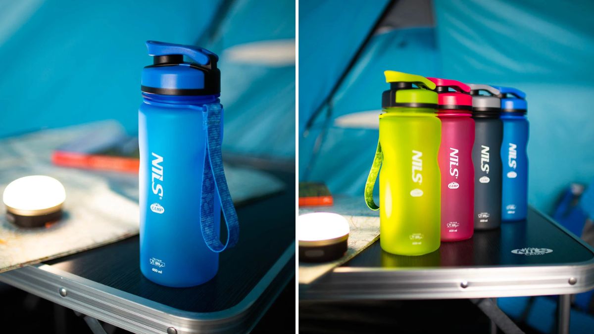 Butelka Tritanowa NILS CAMP NC1740 600ml – kolor niebieski Butelka Tritanowa NILS CAMP NC1740 600ml – kolor niebieski